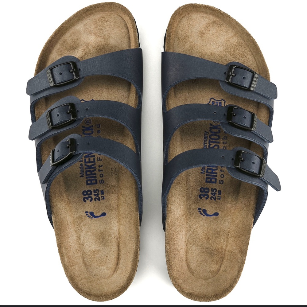 Birkenstock Florida Birko-Flor Sandal Sz 37 - Picture 3 of 11